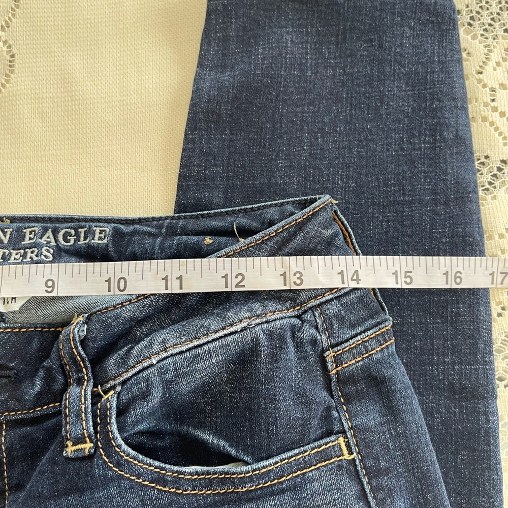 American Eagle Outfitters Blue Jeggings with Classic Denim Appeal - Picture 9 of 10